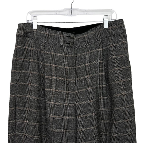 Express High Rise Plaid Metallic Trouser Dress Pants Size 12R - Picture 3 of 15
